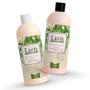 Lis'n - Shampagne Fresh Organic Duo - Shampoo & Conditioner Liters